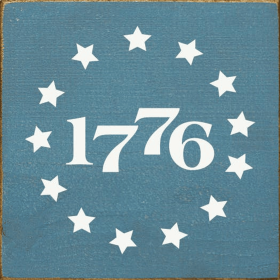 1776 - Stars (Color: Williamsburg Blue)