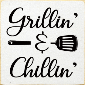 Grillin' & Chillin' (Color: Old Cottage White)