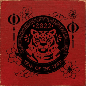 2022 Year Of The Tiger (Color: Red)