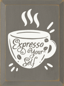 Exspresso Yourself (Color: Old Anchor Gray)
