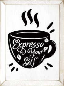 Exspresso Yourself (Color: Old Cottage White)
