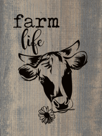 Farm Life (Color: Weathered Gray & Black)
