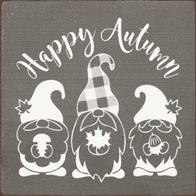 Happy Autumn (Color: Old Anchor Gray)