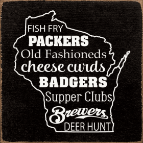 Fish Fry Packers Old Fashioneds Cheese Curds Badgers... (Color: Black)