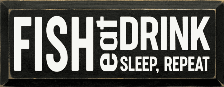 Fish-Eat-Sleep-Repeat (Color: Black)