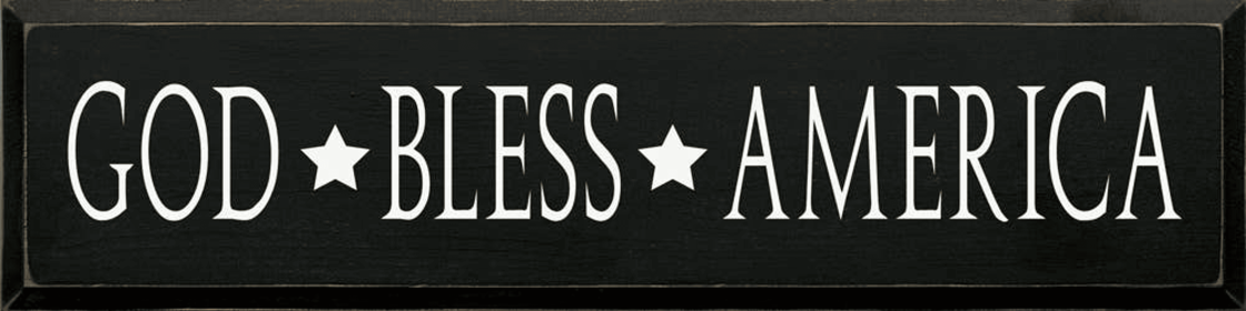God Bless America (Color: Black)