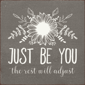 Just be you the rest will adjust (Color: Anchor Gray)