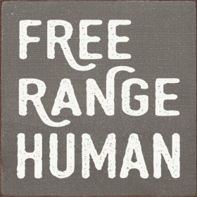 Free Range Human (Color: Old Anchor Gray)