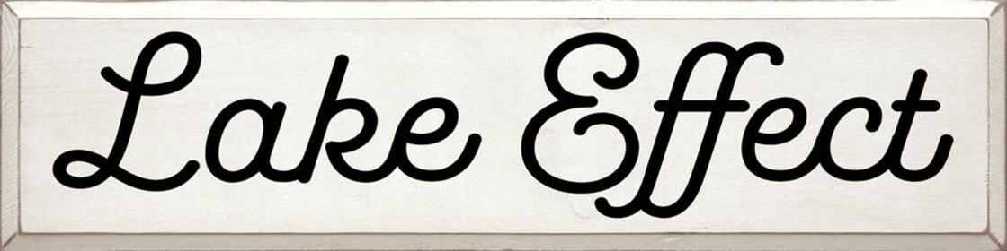 Lake Effect (script) (Color: Old Cottage White)