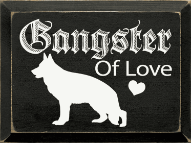 Gangster of Love (Personalized) (Color: Old Black)
