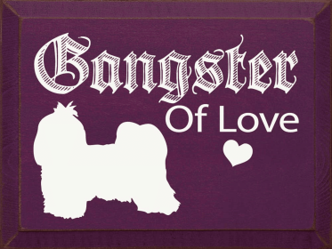 Gangster of Love (Personalized) (Color: Old Elderberry)
