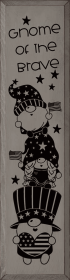 Gnome Of The Brave (Vertical) (Color: Anchor Gray)