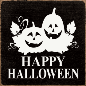 Happy Halloween (Color: Old Black)