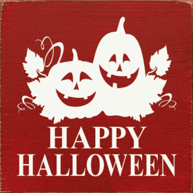 Happy Halloween (Color: Old Red)