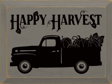 Happy Harvest Vintage Truck (Color: Anchor/Blk)