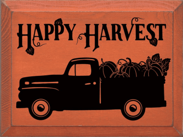 Happy Harvest Vintage Truck (Color: Bt.Orange/Blk)
