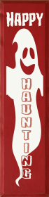 Happy Haunting (ghost) (Color: Old Red)