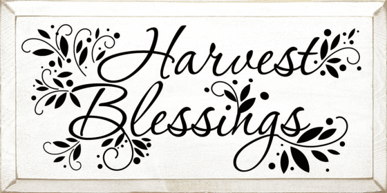 Harvest Blessings (Color: Old Cottage White)