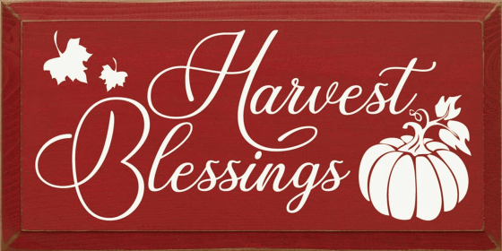 Harvest Blessings (Color: Old Red)