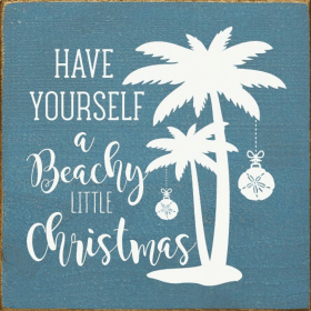 Have yourself a beach little Christmas (Color: Old Williamsburg Blue)