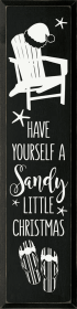 Have yourself a sandy little Christmas (Color: Old Black)