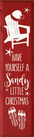 Have yourself a sandy little Christmas (Color: Old Red)