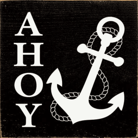 Ahoy (Anchor) (Color: Black)