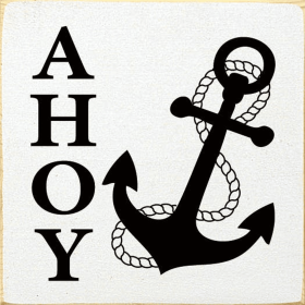 Ahoy (Anchor) (Color: Cottage White)
