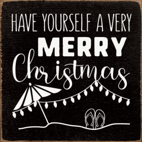 Have yourself a very merry Christmas (Color: Old Black)