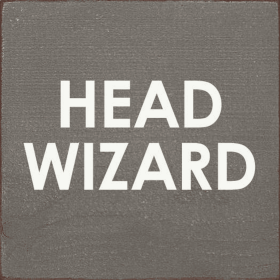 Head Wizard (Color: Old Anchor Gray)