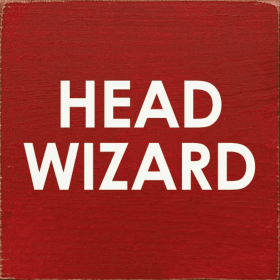 Head Wizard (Color: Old Red)