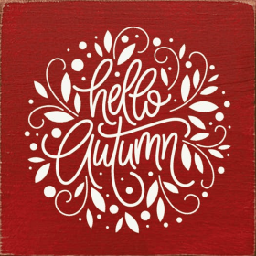 Hello Autumn (Color: Old Red)