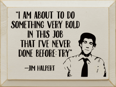 "I Am About To Do Something Very Bold.." (Color: Old Ivory)