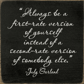 Always Be First Rate Wood Sign (Color: Old Black)