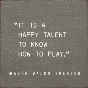 "It Is A Happy Talent..." - RWE (Color: Old Anchor Gray)