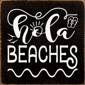 Hola Beaches (Color: Old Black)