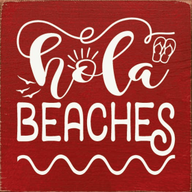 Hola Beaches (Color: Old Red)