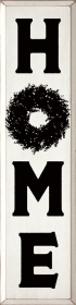 Home (Wreath) (Color: Old Cottage White)