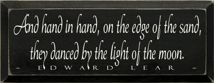 And Hand In Hand Wood Sign (Color: Old Black)