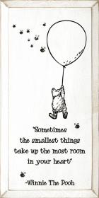 "Sometimes The Smallest Things Take Up The Most Room... (Color: Old Cottage White)