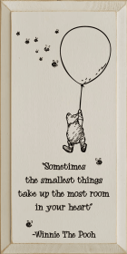 "Sometimes The Smallest Things Take Up The Most Room... (Color: Old Ivory)