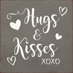 Hugs & Kisses (Color: Old Anchor Gray)