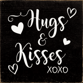 Hugs & Kisses (Color: Old Black)