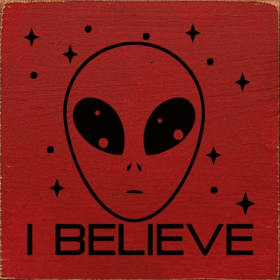 I believe (Alien) (Color: Red)