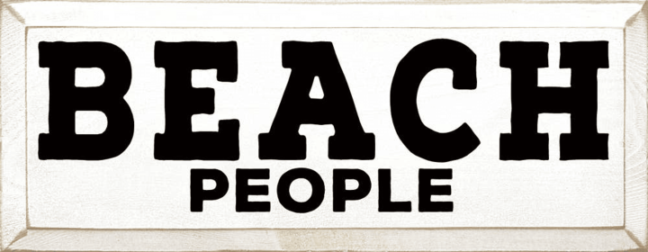 Beach People (Color: Old Cottage White, size: Standard)