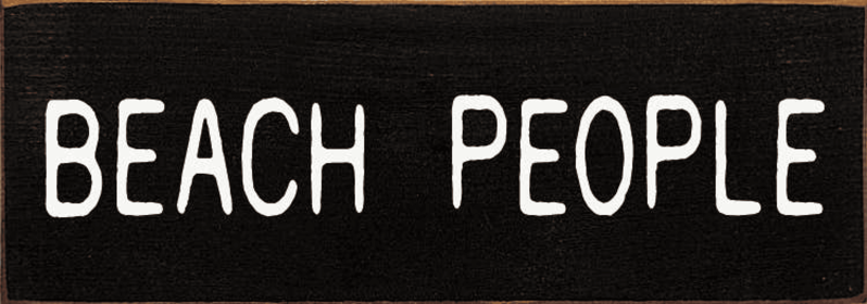 Beach People (Color: Old Black, size: small)