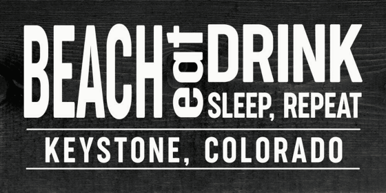 Beach-Eat-Drink-Sleep-Repeat |Custom City & State (Color: Ebony)