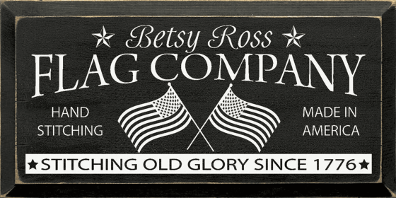 Betsy Ross Flag Company Hand Stiching Made In America... (Color: Black)