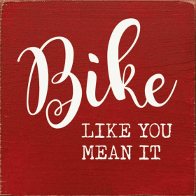 Bike like you mean it (Color: Old Black)