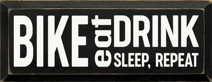 Bike-Eat-Sleep-Repeat (Color: Black)